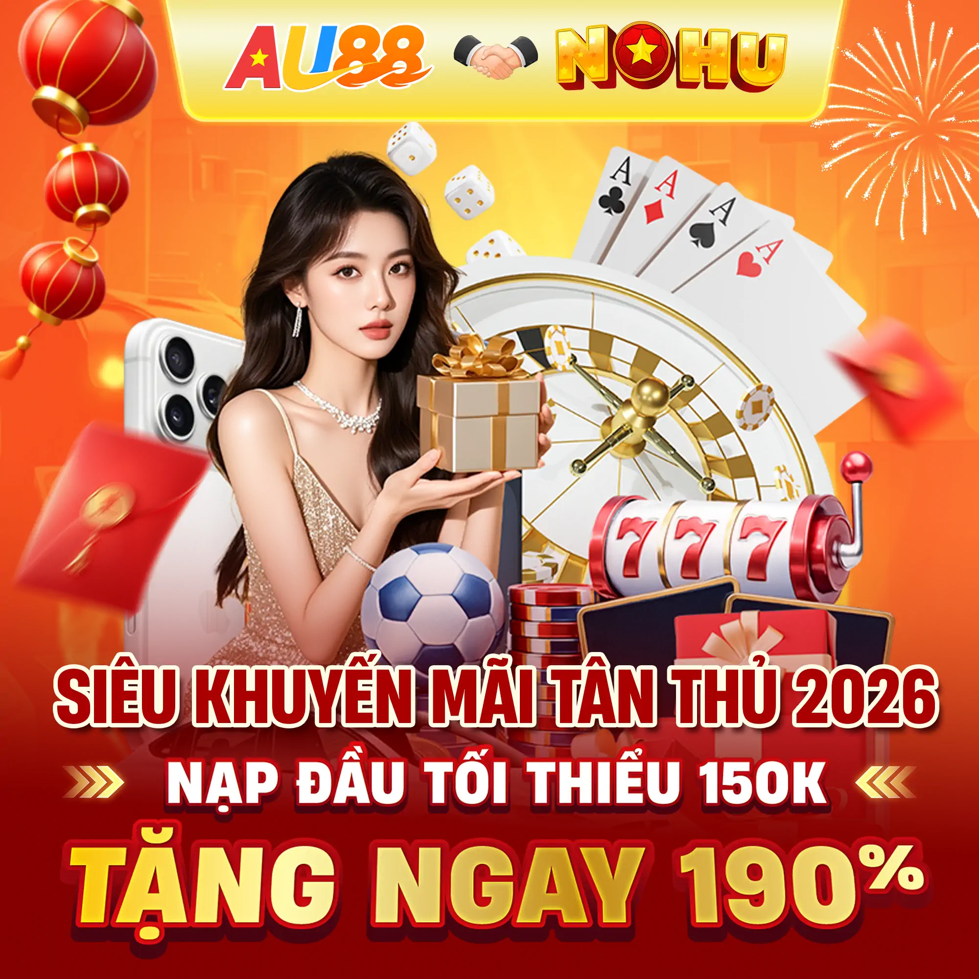 Nohu90 nạp đầu tặng 190%
